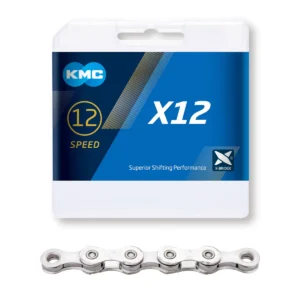 12s KMC X12 Silver, 1/2 x 11/128", 126L